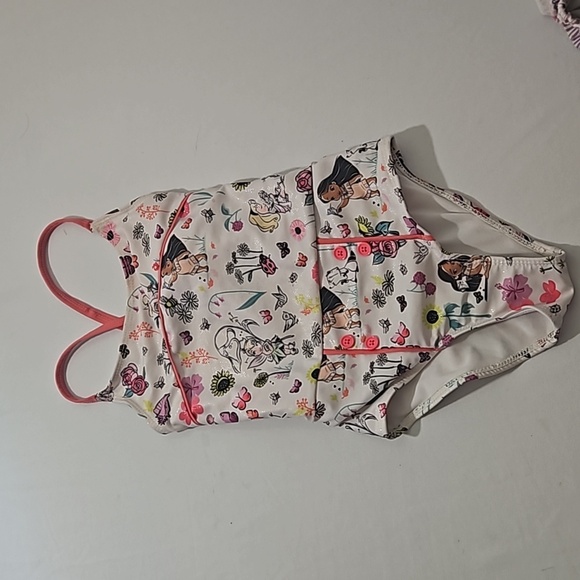 Disney Animation Collectio Swimsuit 1- piece Size 5 Tommy Bahama sea shell skirt - Picture 4 of 17